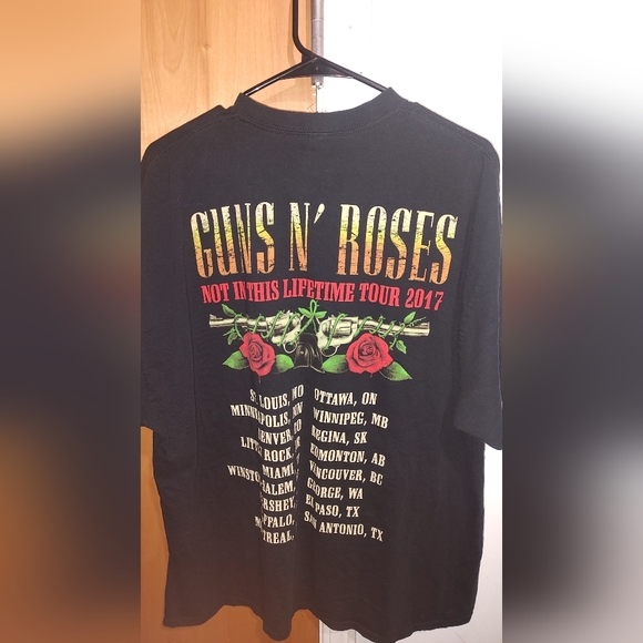 Guns N Roses Authentic Tour Tee 2017 2XL Rare - Picture 6 of 7